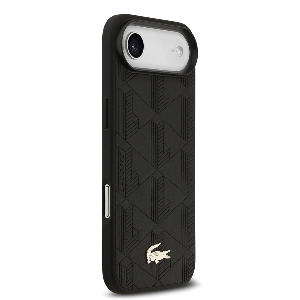 Lacoste iPhone 17 Air Orjinal Lisanslı M-safe Şarj Özellikli PU Deri Tasarımlı Karışık Monogram Desenli Kılıf Lacoste iPhone 17 Air Orjinal Lisanslı M-safe Şarj Özellikli PU Deri Tasarımlı Karışık Monogram Desenli Kılıf